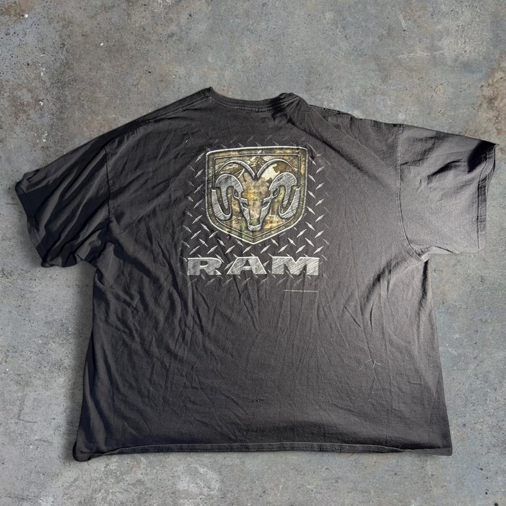 Dodge Ram Black Graphic T-Shirt 3XL Truck Automotive Tee